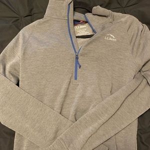 LL BEAN fleece quarter zip